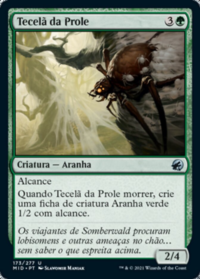 Tecelã da Prole / Brood Weaver - Magic: The Gathering - MoxLand