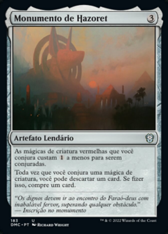 Monumento de Hazoret / Hazoret's Monument - Magic: The Gathering - MoxLand