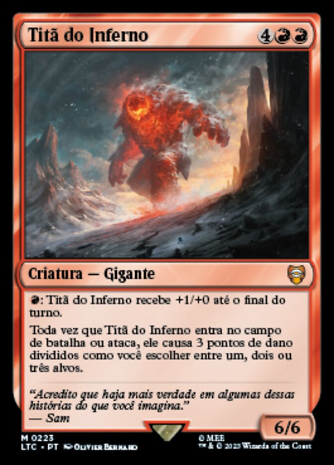 Titã do Inferno / Inferno Titan - Magic: The Gathering - MoxLand