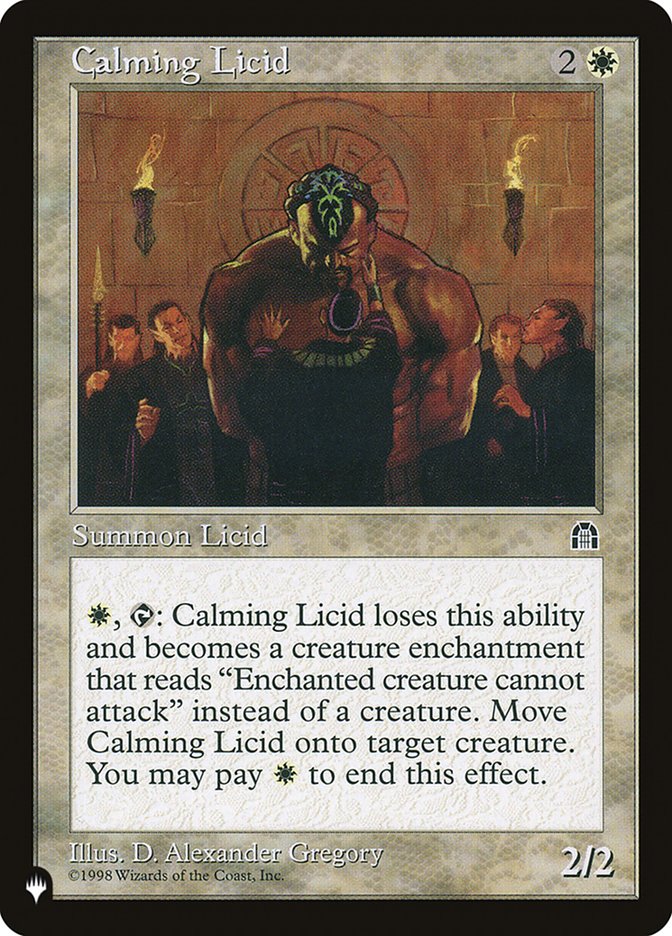 Lícide Apaziguador / Calming Licid - Magic: The Gathering - MoxLand