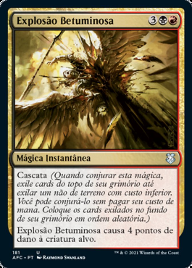 Explosão Betuminosa / Bituminous Blast - Magic: The Gathering - MoxLand