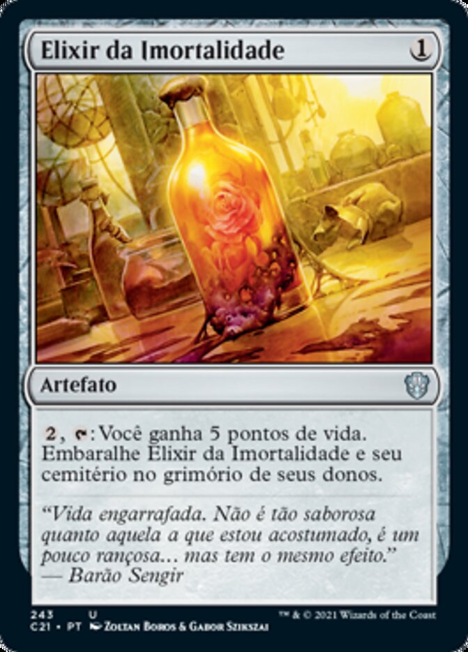 Elixir da Imortalidade / Elixir of Immortality - Magic: The Gathering - MoxLand