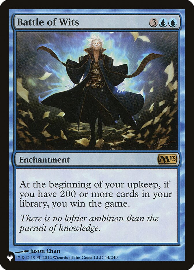 Batalha de Raciocínio / Battle of Wits - Magic: The Gathering - MoxLand