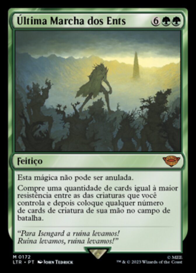 Última Marcha dos Ents / Last March of the Ents - Magic: The Gathering - MoxLand