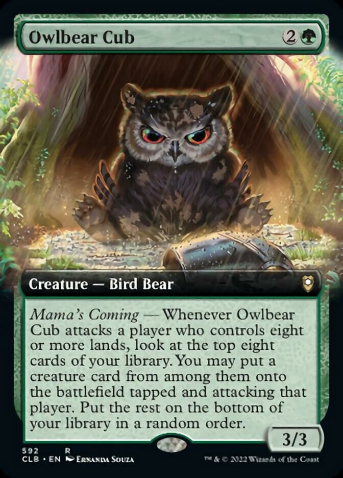 Filhote de Urso-coruja / Owlbear Cub - Magic: The Gathering - MoxLand