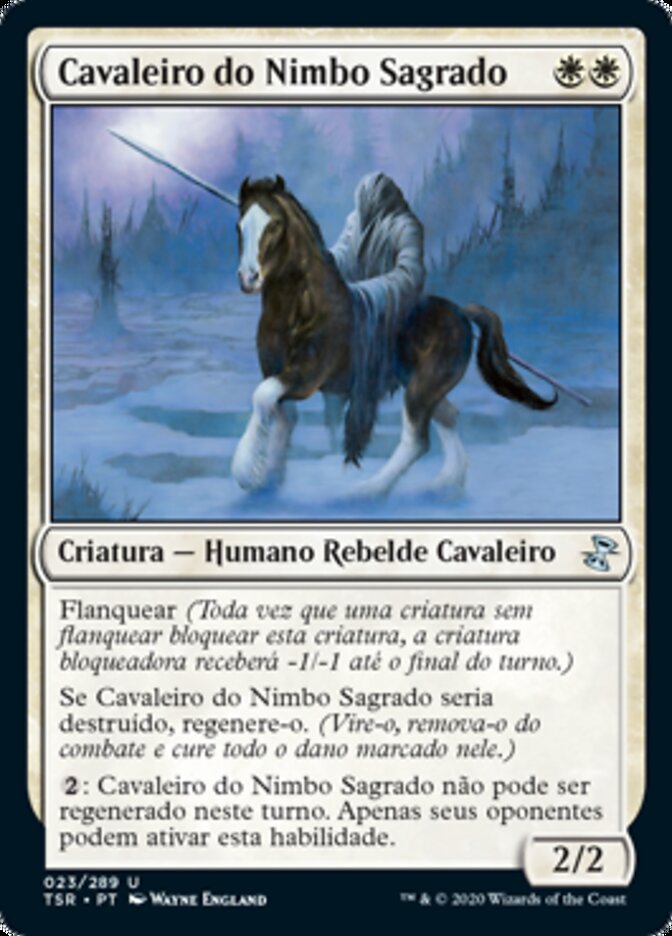 Cavaleiro do Nimbo Sagrado / Knight of the Holy Nimbus - Magic: The Gathering - MoxLand