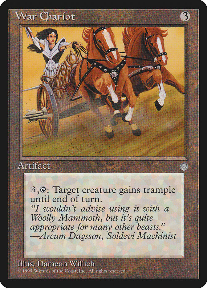 Carruagem de Guerra / War Chariot - Magic: The Gathering - MoxLand