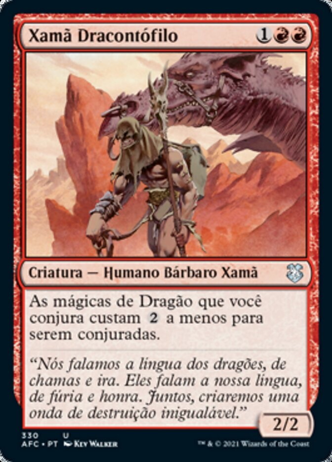 Xamã Dracontófilo / Dragonspeaker Shaman - Magic: The Gathering - MoxLand