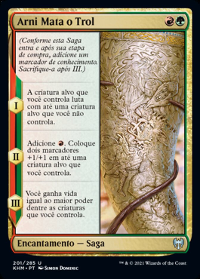 Arni Mata o Trol / Arni Slays the Troll - Magic: The Gathering - MoxLand