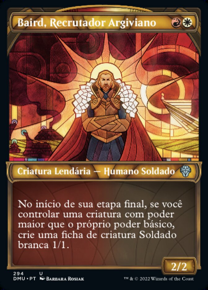 Baird, Recrutador Argiviano / Baird, Argivian Recruiter - Magic: The Gathering - MoxLand