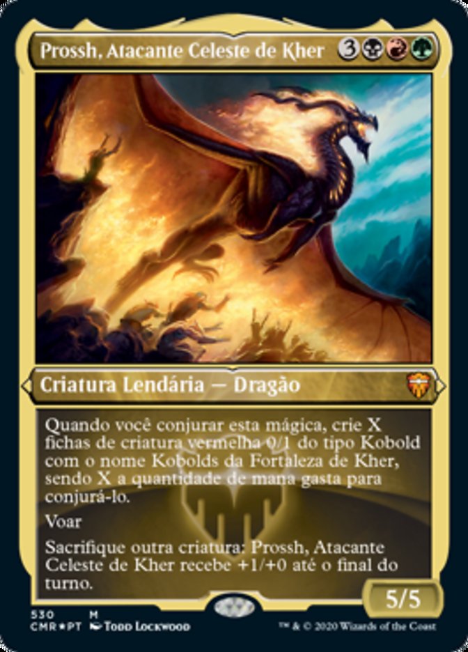 Prossh, Atacante Celeste de Kher / Prossh, Skyraider of Kher - Magic: The Gathering - MoxLand