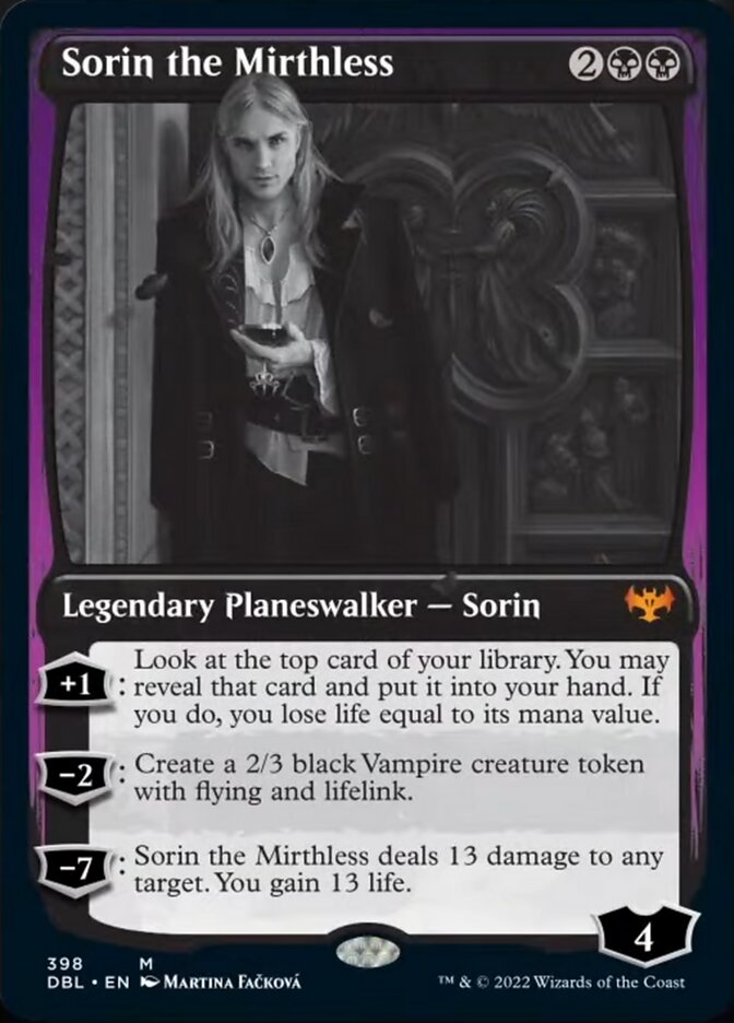 Sorin, o Infeliz / Sorin the Mirthless - Magic: The Gathering - MoxLand