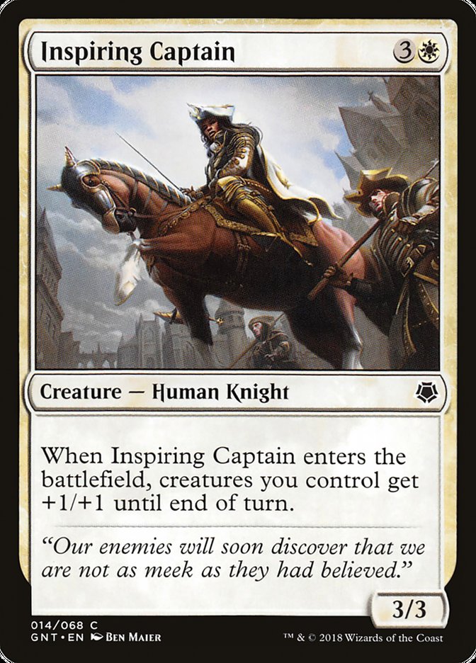 Capitão Inspirador / Inspiring Captain - Magic: The Gathering - MoxLand