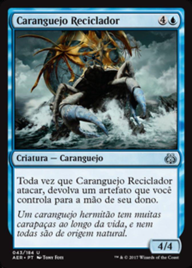 Caranguejo Reciclador / Salvage Scuttler - Magic: The Gathering - MoxLand