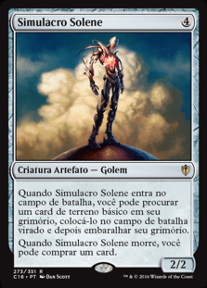 Simulacro Solene / Solemn Simulacrum - Magic: The Gathering - MoxLand