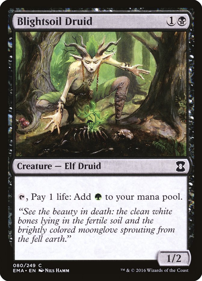 Druida da Terra Árida / Blightsoil Druid - Magic: The Gathering - MoxLand