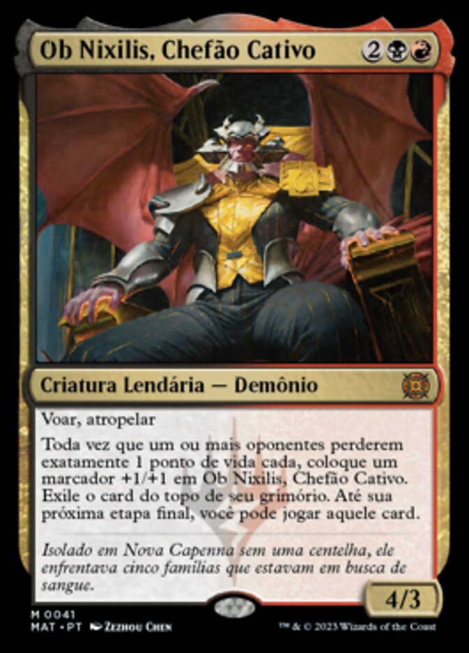 Ob Nixilis, Chefão Cativo / Ob Nixilis, Captive Kingpin - Magic: The Gathering - MoxLand