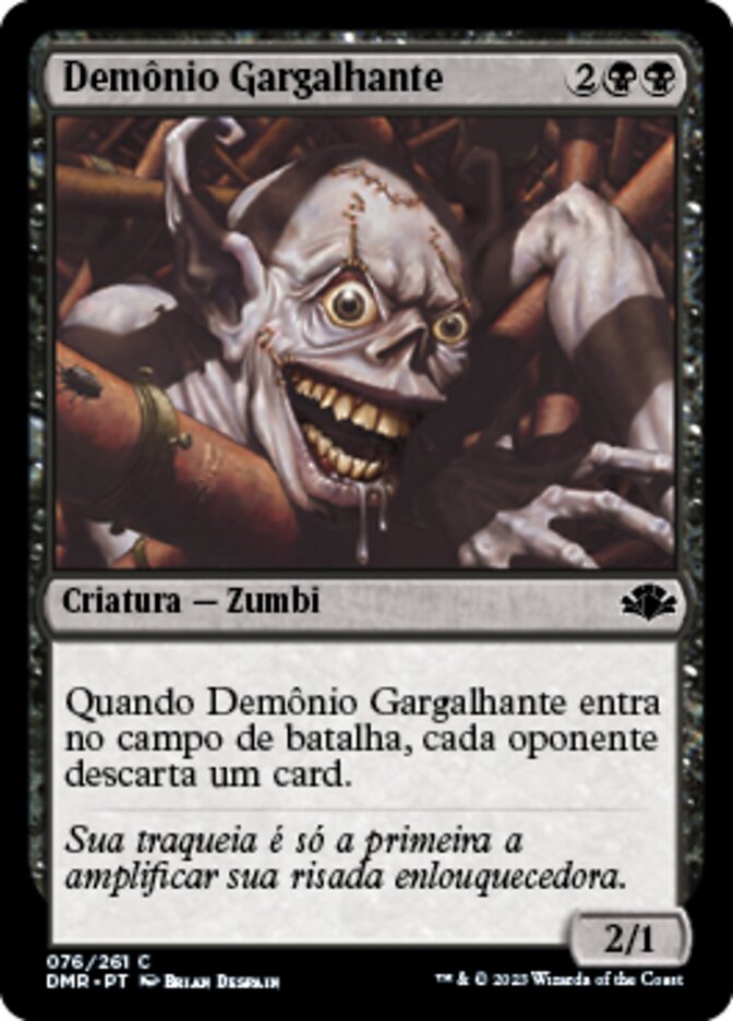 Demônio Gargalhante / Cackling Fiend - Magic: The Gathering - MoxLand