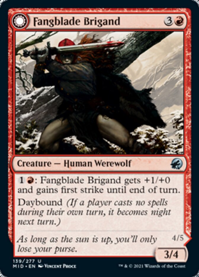 Bandida Presalâmina / Fangblade Brigand - Magic: The Gathering - MoxLand