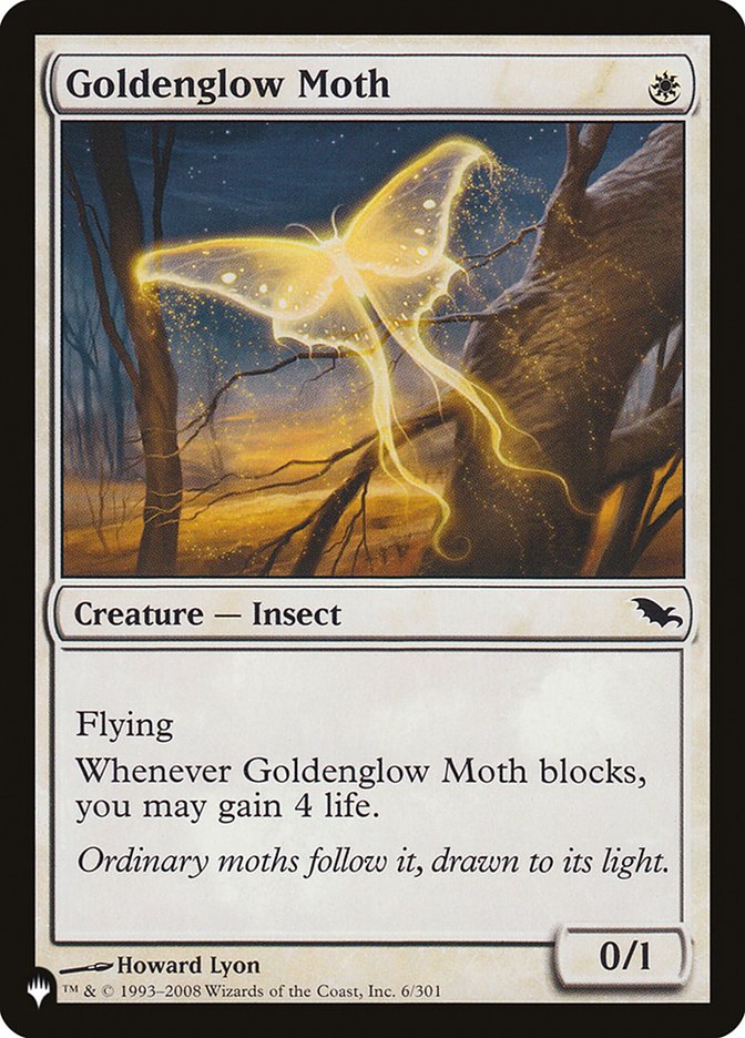 Mariposa da Luz Dourada / Goldenglow Moth - Magic: The Gathering - MoxLand