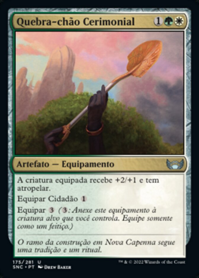 Quebra-chão Cerimonial / Ceremonial Groundbreaker - Magic: The Gathering - MoxLand