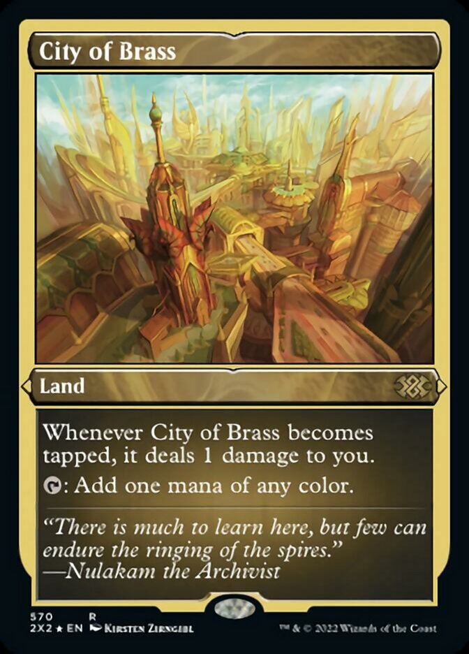 Cidade de Bronze / City of Brass - Magic: The Gathering - MoxLand