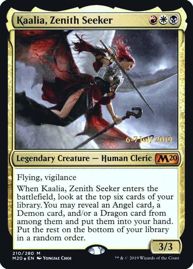 Kaalia, Buscadora do Zênite / Kaalia, Zenith Seeker - Magic: The Gathering - MoxLand