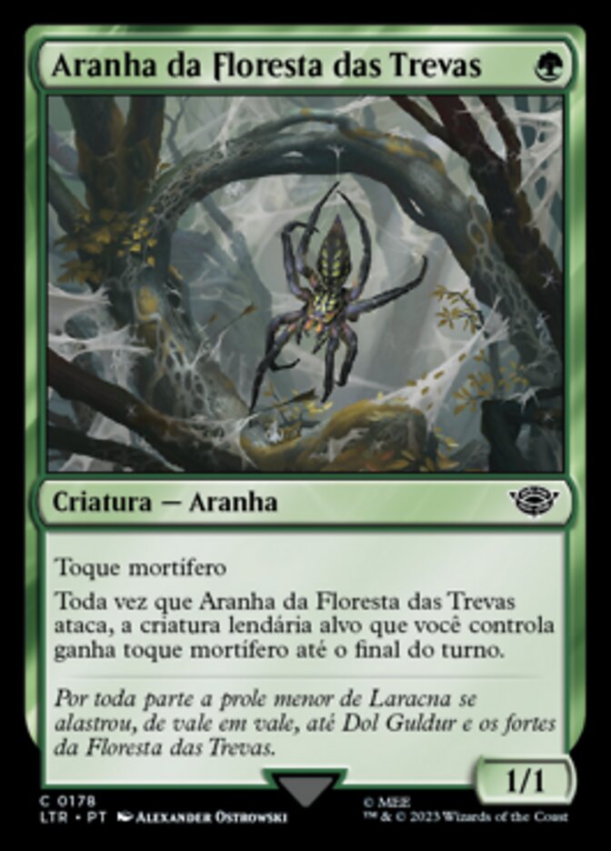 Aranha da Floresta das Trevas / Mirkwood Spider - Magic: The Gathering - MoxLand