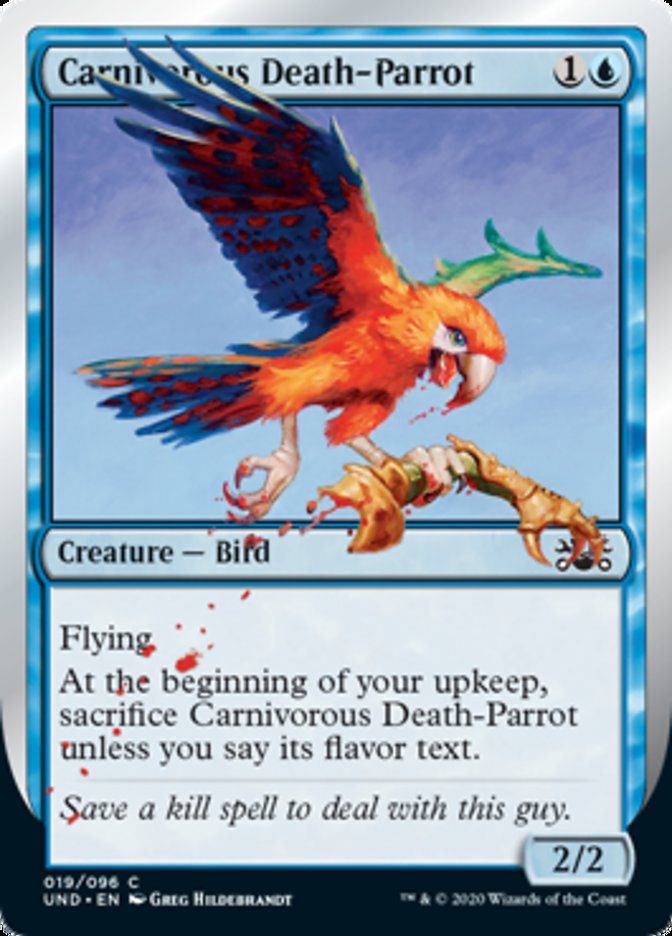 Carnivorous Death-Parrot / Carnivorous Death-Parrot - Magic: The Gathering - MoxLand