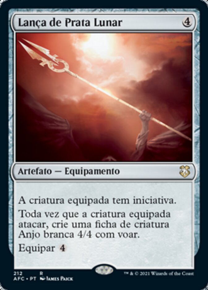 Lança de Prata Lunar / Moonsilver Spear - Magic: The Gathering - MoxLand