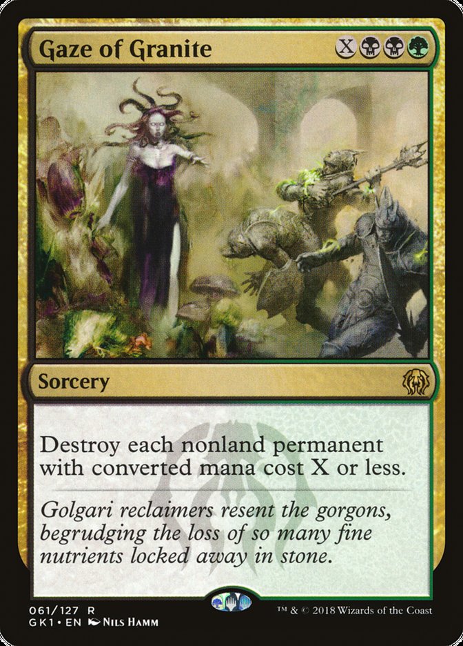 Olhar de Granito / Gaze of Granite - Magic: The Gathering - MoxLand