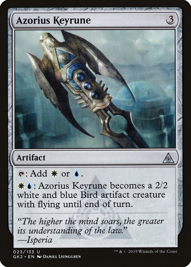 Chave Rúnica Azorius / Azorius Keyrune - Magic: The Gathering - MoxLand