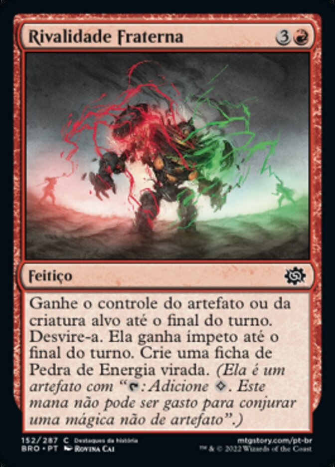 Rivalidade Fraterna / Sibling Rivalry - Magic: The Gathering - MoxLand