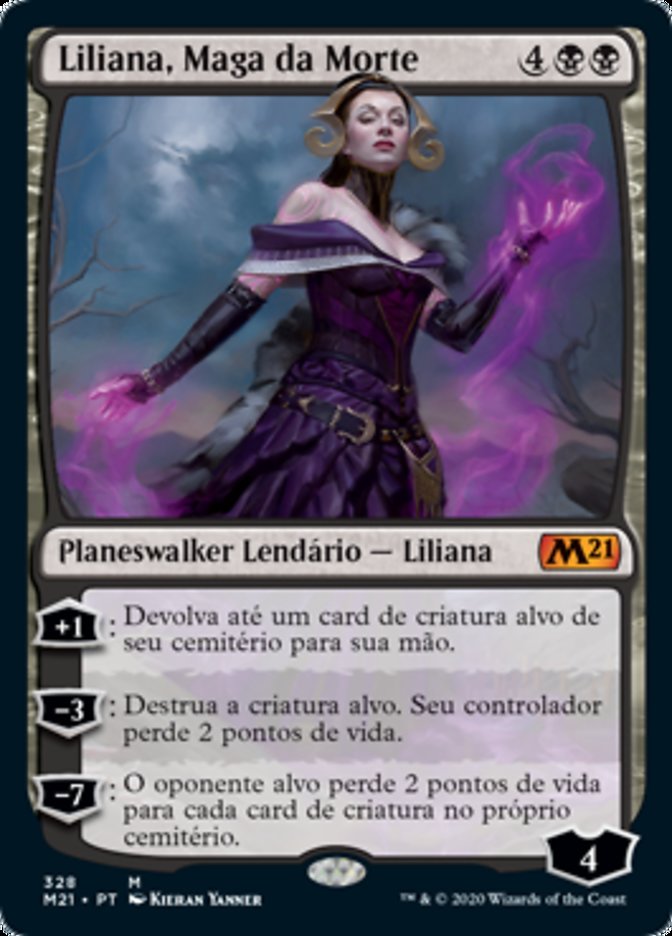 Liliana, Maga da Morte / Liliana, Death Mage - Magic: The Gathering - MoxLand