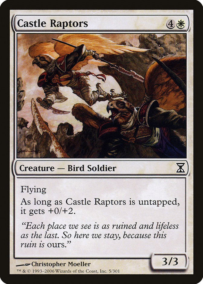 Raptores do Castelo / Castle Raptors - Magic: The Gathering - MoxLand