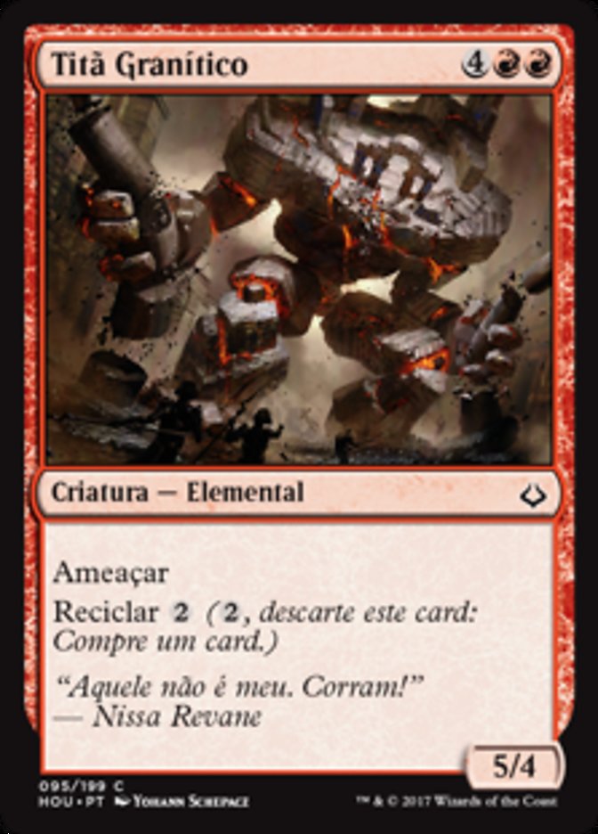 Titã Granítico / Granitic Titan - Magic: The Gathering - MoxLand