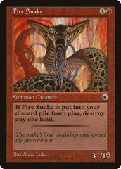 Fire Snake / Fire Snake - Magic: The Gathering - MoxLand