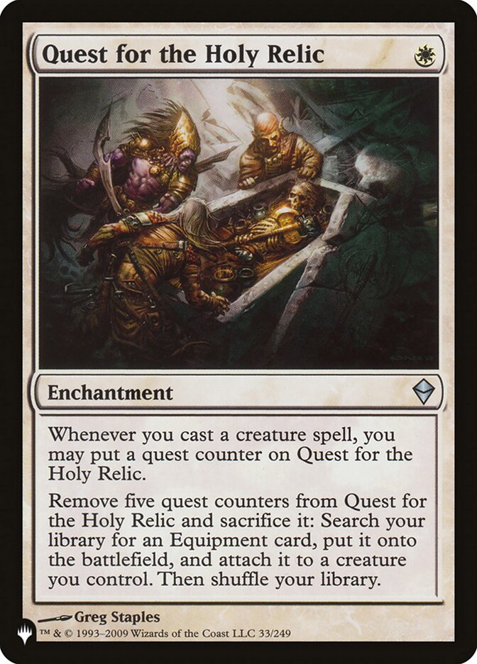 Busca pela Relíquia Sagrada / Quest for the Holy Relic - Magic: The Gathering - MoxLand