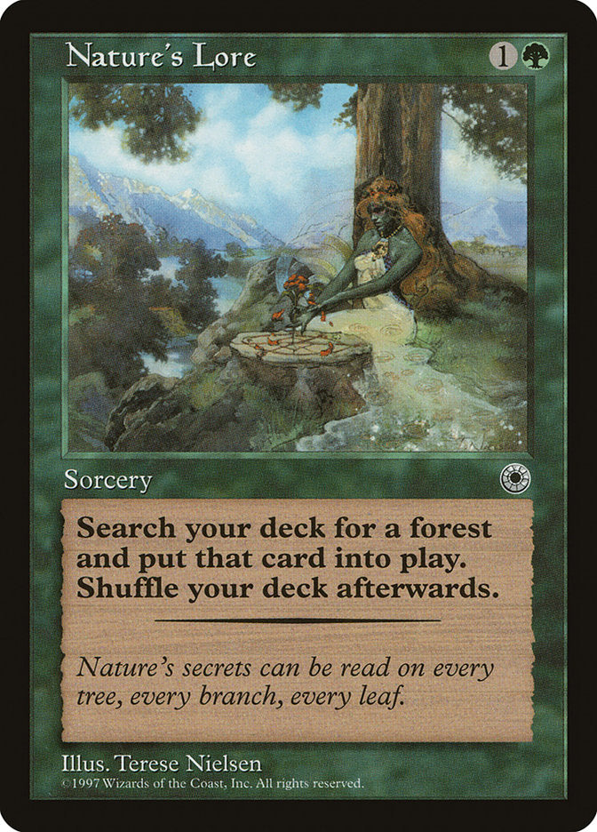 Sabedoria da Natureza / Nature's Lore - Magic: The Gathering - MoxLand