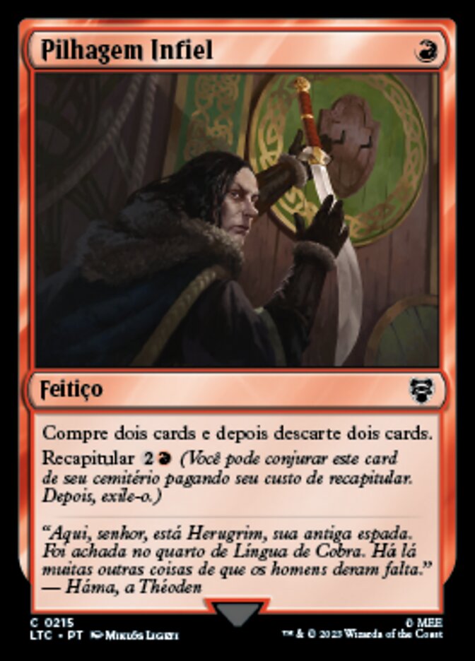 Pilhagem Infiel / Faithless Looting - Magic: The Gathering - MoxLand