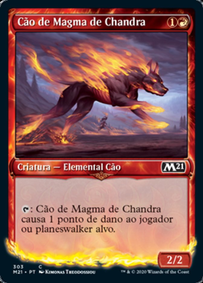 Cão de Magma de Chandra / Chandra's Magmutt - Magic: The Gathering - MoxLand