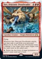 Stet, Draconic Proofreader / Stet, Draconic Proofreader - Magic: The Gathering - MoxLand