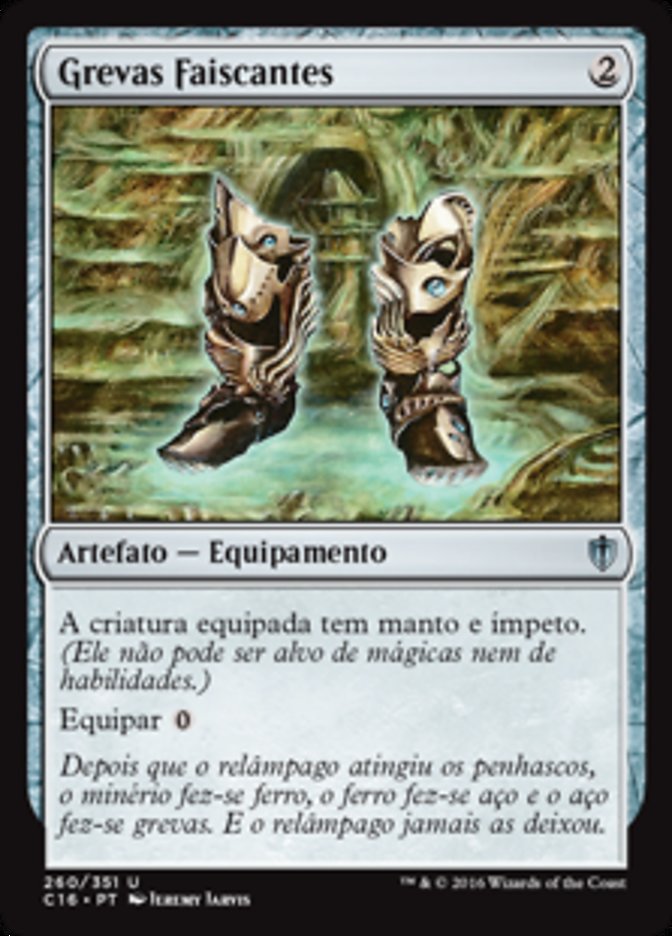 Grevas Faiscantes / Lightning Greaves - Magic: The Gathering - MoxLand