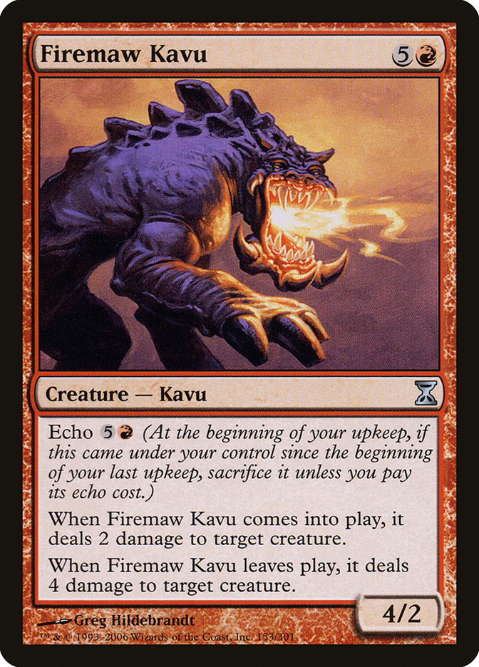 Kavu Ignívomo / Firemaw Kavu - Magic: The Gathering - MoxLand