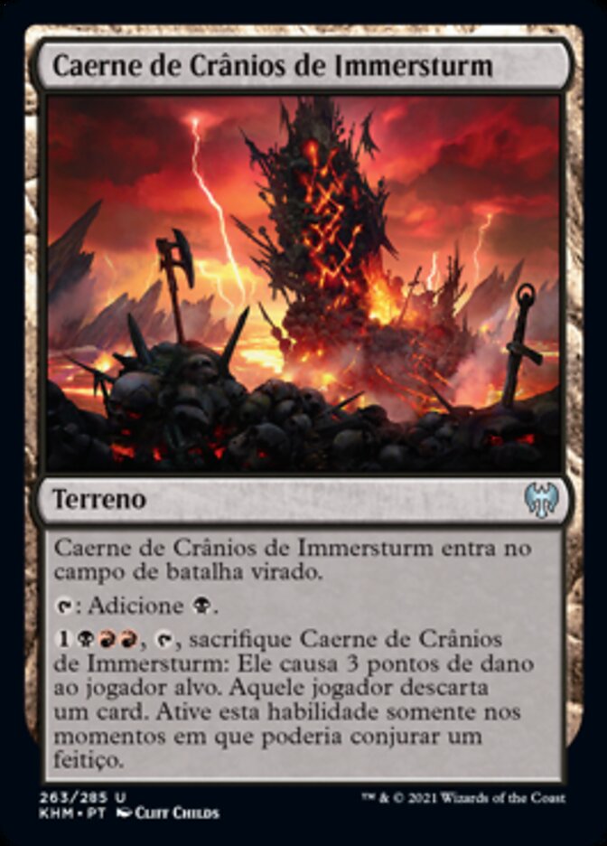 Caerne de Crânios de Immersturm / Immersturm Skullcairn - Magic: The Gathering - MoxLand