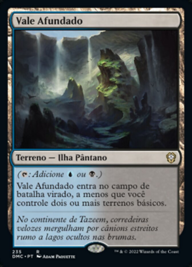 Vale Afundado / Sunken Hollow - Magic: The Gathering - MoxLand