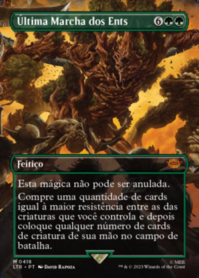 Última Marcha dos Ents / Last March of the Ents - Magic: The Gathering - MoxLand