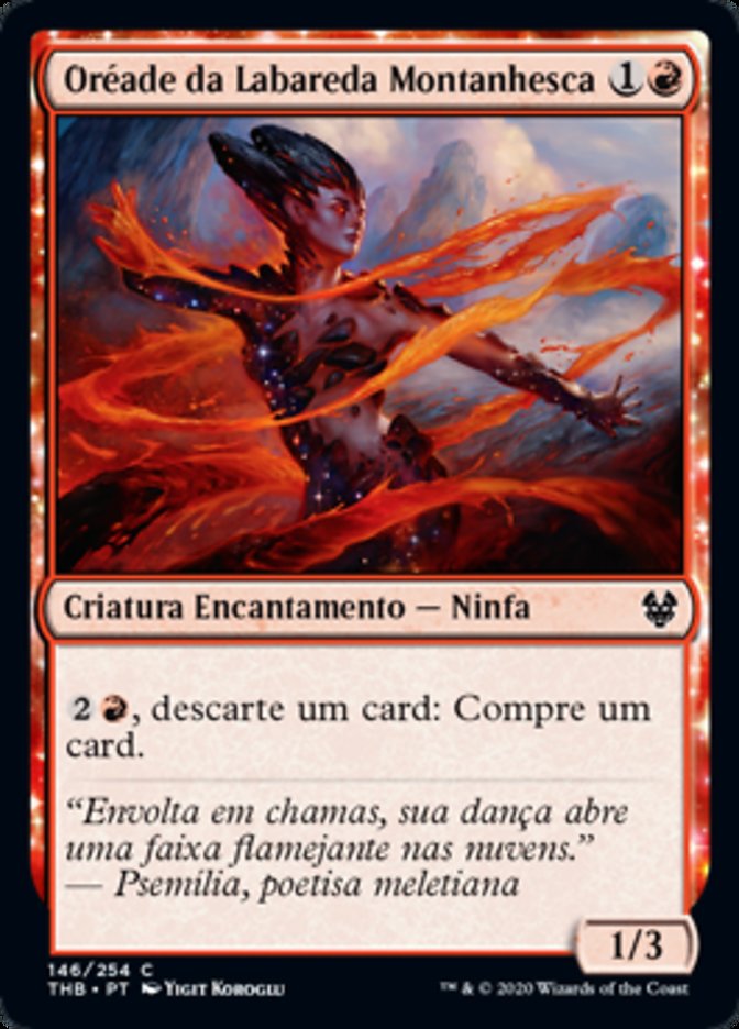 Oréade da Labareda Montanhesca / Oread of Mountain's Blaze - Magic: The Gathering - MoxLand