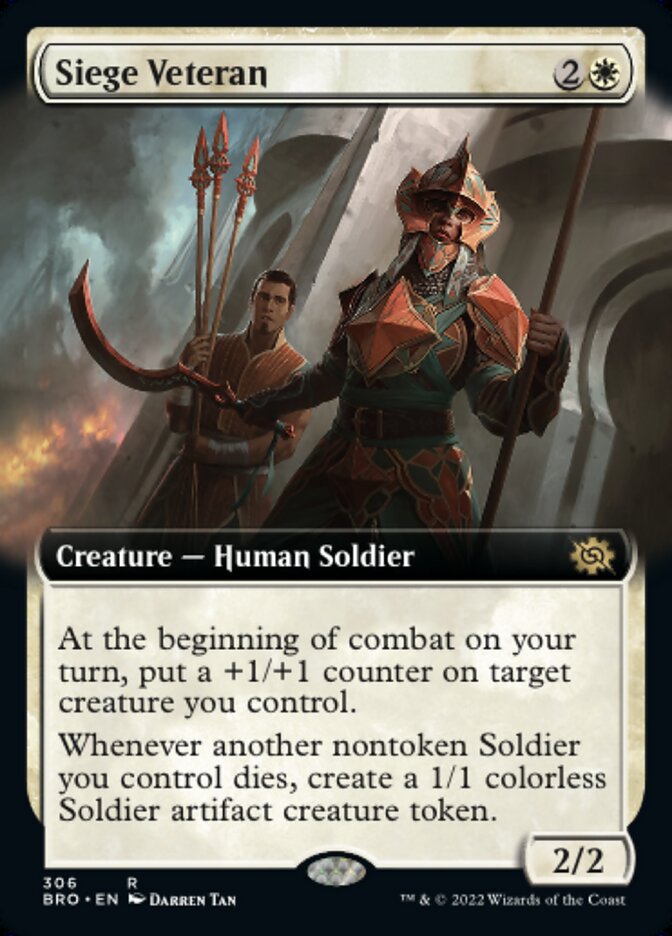 Veterana de Cercos / Siege Veteran - Magic: The Gathering - MoxLand