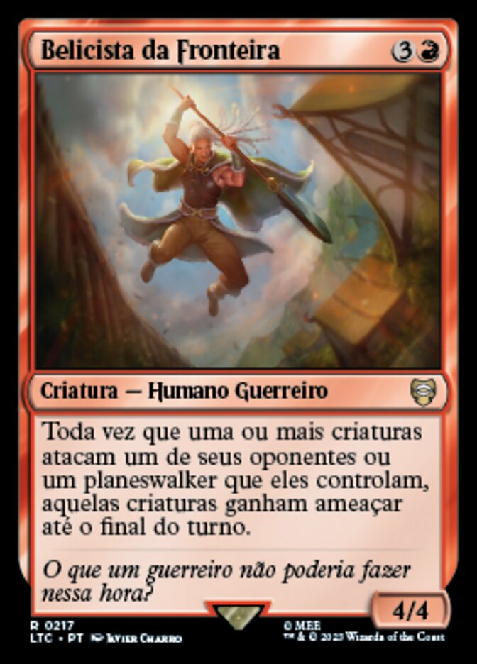 Belicista da Fronteira / Frontier Warmonger - Magic: The Gathering - MoxLand